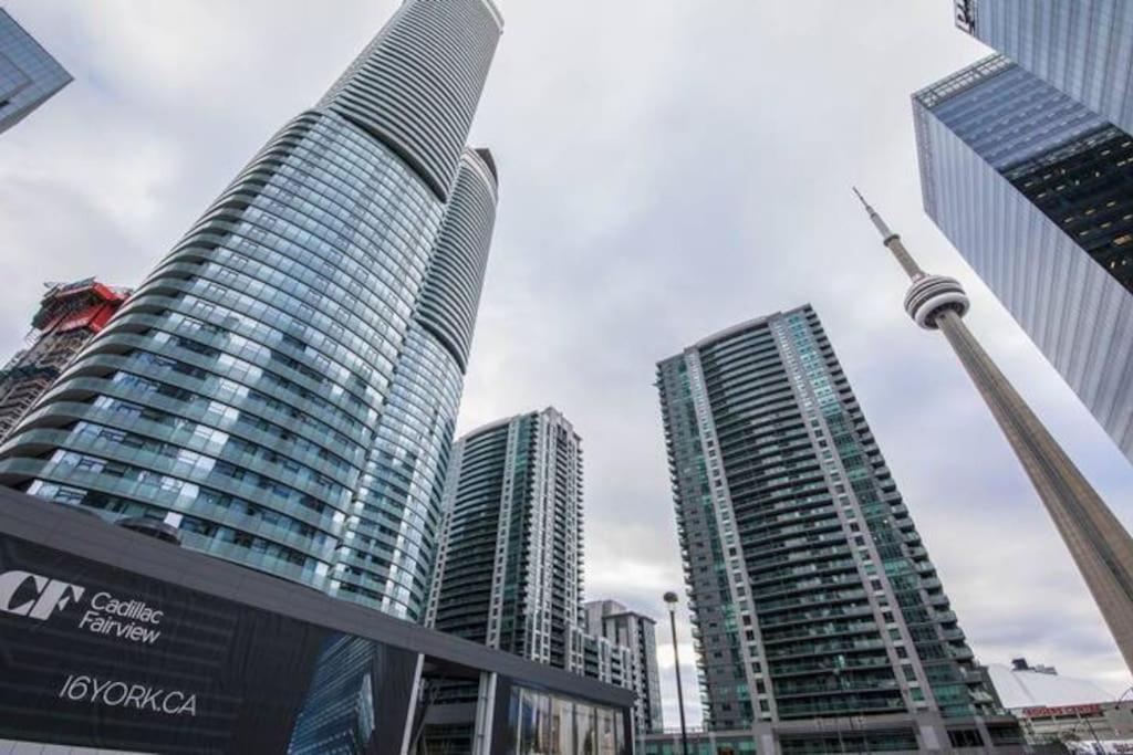 New Superior Lakeview Luxury 3-Bedroom Suite On 48 Floor トロント エクステリア 写真